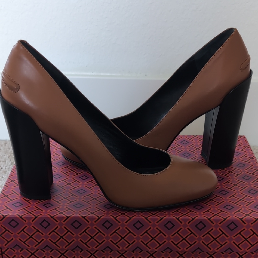 Kenzo Tan and Black Heels